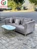 BÀN GHẾ SOFA BĂNG ĐỆM NHUNG MÀU GHI