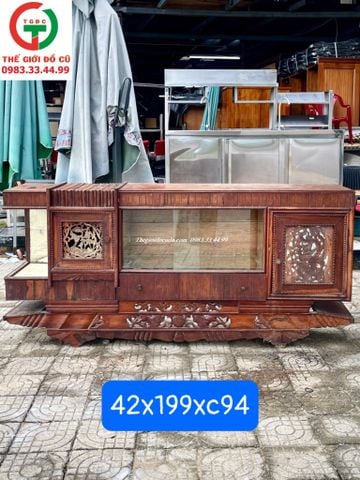 TỦ BUFFET CHÂN THUYỀN XƯA