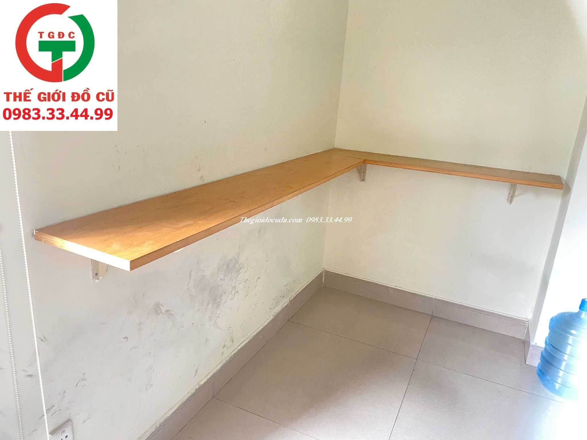 BÀN LÀM VIỆC ĐÍNH TƯỜNG GỖ MDF