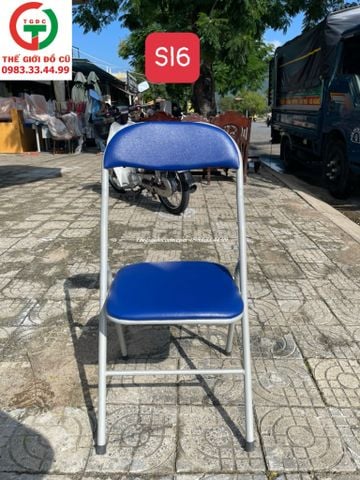 GHẾ XẾP ĐỆM DA XANH