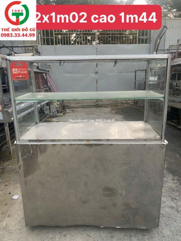 TỦ INOX KÍNH BÁN HÀNG