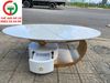 BÀN TRÀ MẶT ĐÁ CHÂN SẮT MẠ MÀU ĐỒNG