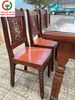 BỘ BÀN TRÀ CHÂN TIỆN GỖ HƯƠNG XƯA 8 GHẾ