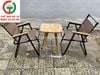 BÀN GHẾ CAFE XẾP LƯỚI