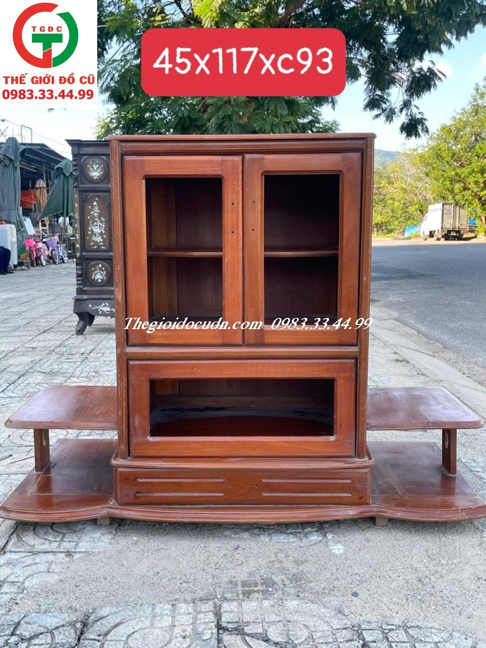 TỦ GỖ ĐỂ TIVI GIA ĐÌNH