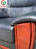 GHẾ SOFA ĐỆM DA KHUNG GỖ HOÀ PHÁT