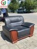 GHẾ SOFA ĐỆM DA KHUNG GỖ HOÀ PHÁT