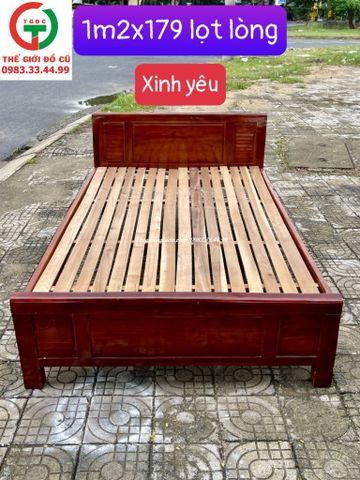 GIƯỜNG GỖ CÁ NHÂN 1M2