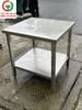 BÀN CHẾ BIẾN INOX 2 TẦNG