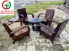 BỘ SALON THÙNG BÀN TRÒN 4 GHẾ