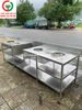 BÀN BẾP INOX - BÀN CHẾ BIẾN INOX- BÀN RA MÓN INOX
