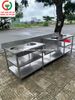 BÀN BẾP INOX - BÀN CHẾ BIẾN INOX- BÀN RA MÓN INOX