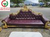 BỘ GHẾ SOFA TÂN CỔ ĐIỂN ĐỆM DA SANG TRỌNG