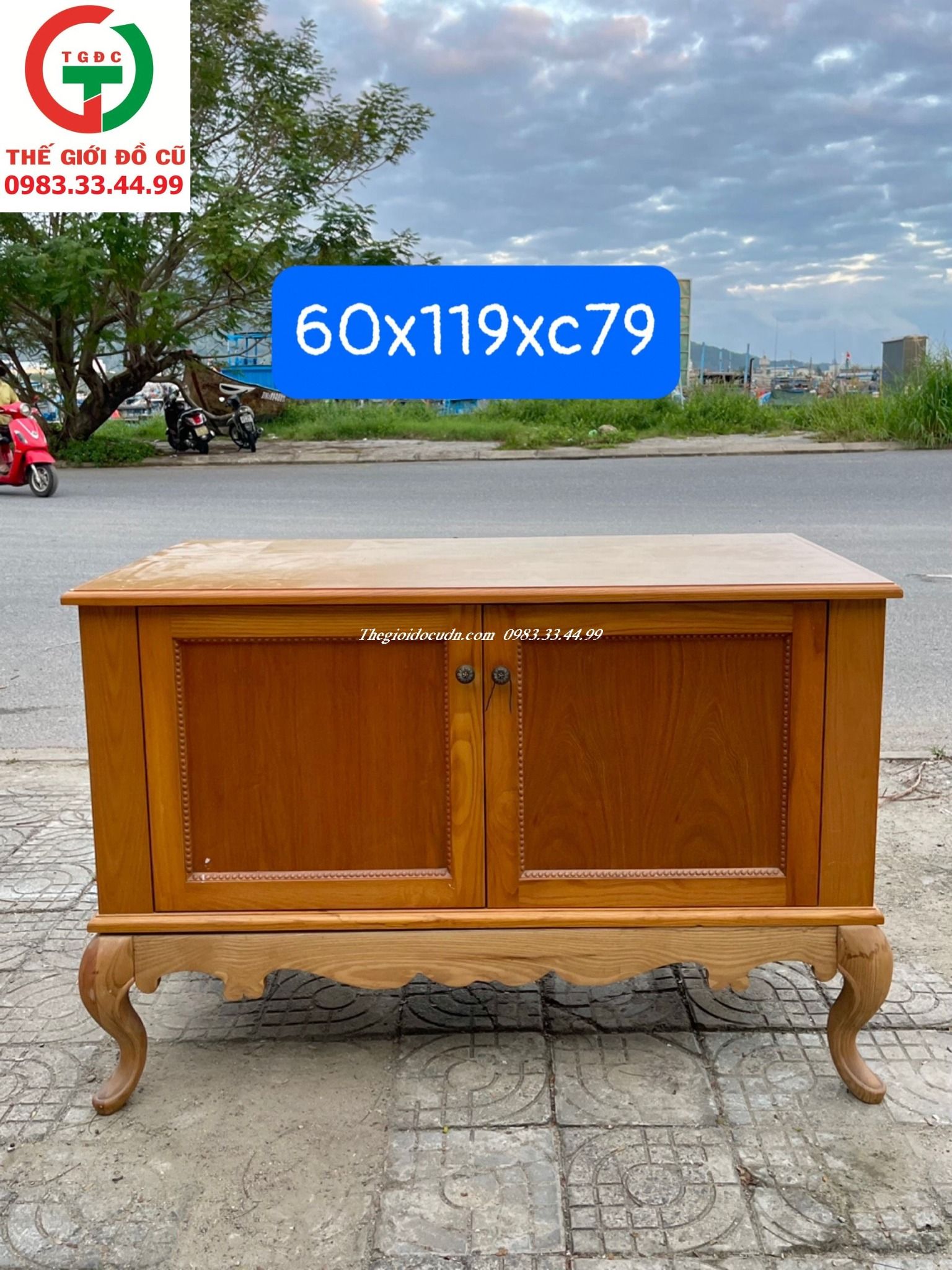 TỦ GỖ TẦN BÌ VINTAGE