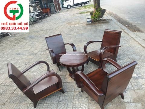 BỘ SALON THÙNG GỖ HƯƠNG