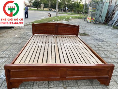 GIƯỜNG GỖ 1M6