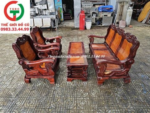 SALON GỖ CHÀM XOAN ĐÀO TỰ NHIÊN