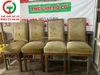 BÀN GHẾ GỖ ĐỆM NHUNG