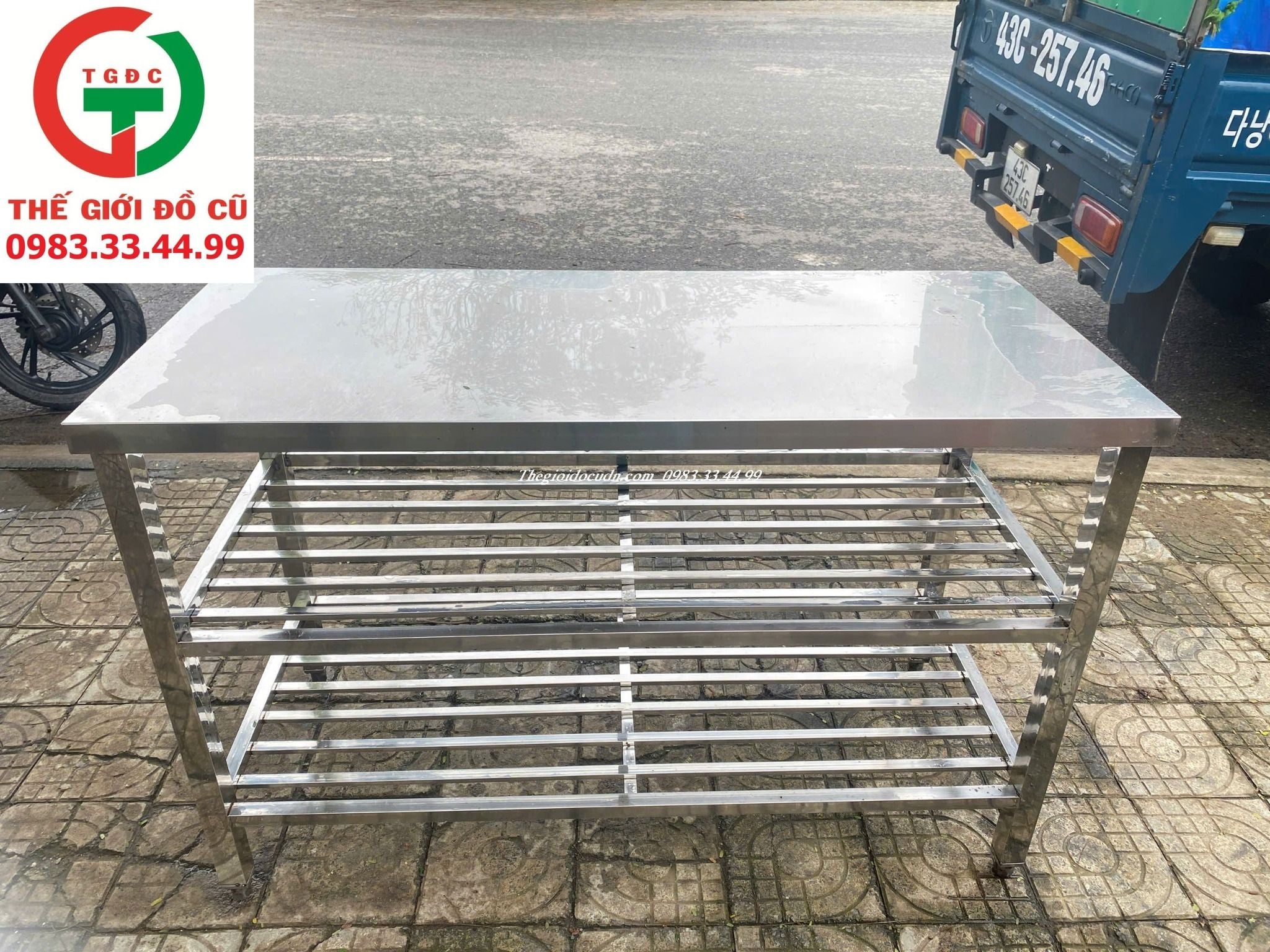 KỆ BÀN CHẾ BIẾN INOX