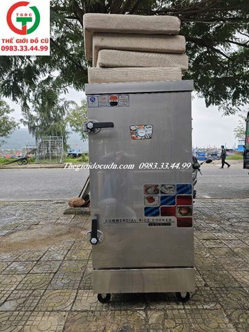 TỦ HẤP NẤU CƠM 12 KHAY INOX 304