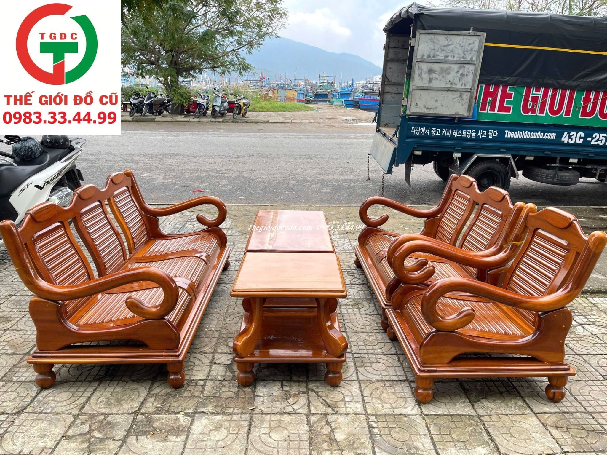 BỘ SALON GỖ XOAN ĐÀO