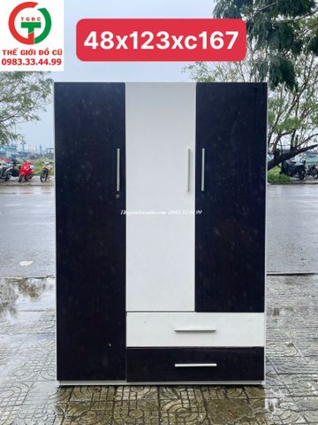 TỦ NHỰA ÁO QUẦN 3 CÁNH