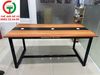 BÀN LÀM VIỆC GỖ MDF KHUNG SẮT