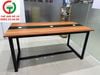 BÀN LÀM VIỆC GỖ MDF KHUNG SẮT