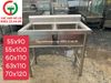 CHẬU RỬA INOX 2 HỌNG VUÔNG