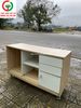 BÀN LÀM VIỆC - HỌC TẬP GỖ MDF CHÂN INOX