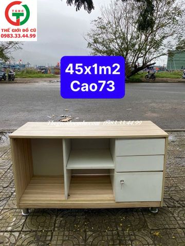 BÀN LÀM VIỆC - HỌC TẬP GỖ MDF CHÂN INOX