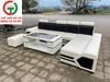 BỘ SOFA GÓC ĐỆM DA
