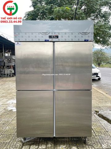 TỦ ĐÔNG INOX CÔNG NGHIỆP 4 CÁNH