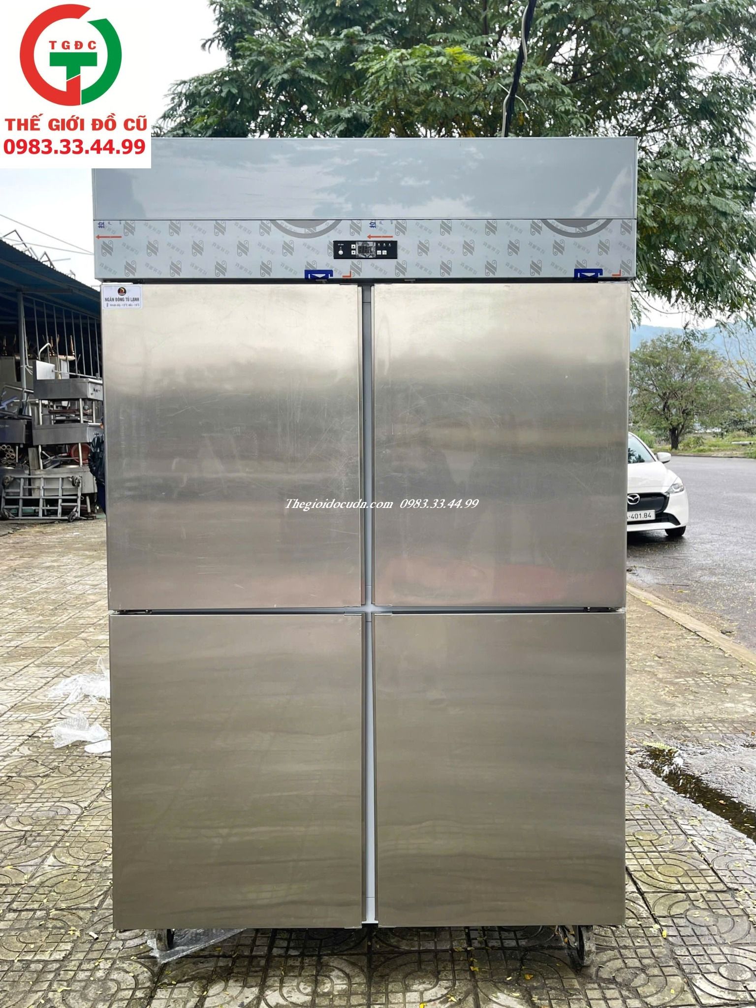 TỦ ĐÔNG INOX CÔNG NGHIỆP 4 CÁNH