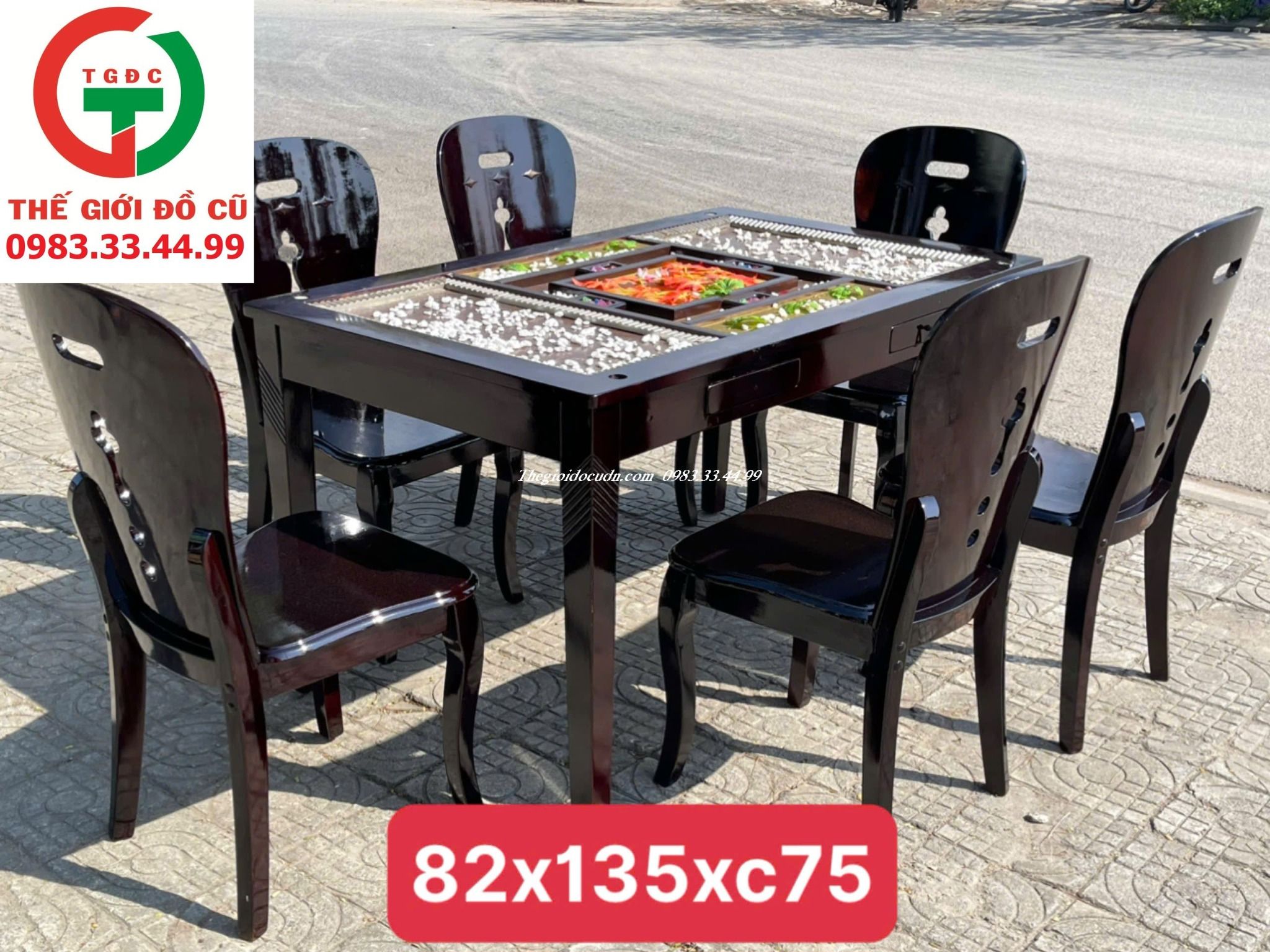 BÀN GHẾ ĂN GIA ĐÌNH 6 GHẾ