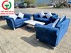 BỘ SOFA BĂNG NHUNG BÀN TRÀ ĐÁ