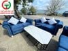 BỘ SOFA BĂNG NHUNG BÀN TRÀ ĐÁ