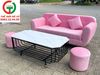 BỘ SOFA BĂNG NHUNG MÀU HỒNG PHẤN