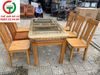 BỘ BÀN GHẾ ĂN GIA ĐÌNH GỖ SỒI