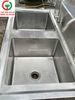 CHẬU RỬA INOX 2 HỌNG VUÔNG