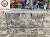 CHẬU RỬA INOX 3 HỌNG VUÔNG