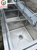 CHẬU RỬA INOX 3 HỌNG VUÔNG