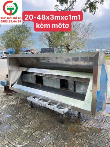 MÁNG HÚT KHÓI INOX KÈM MOTOR