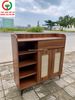 TỦ GIÀY DÉP GỖ MDF 2 CÁNH KỆ BÊN