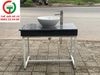 CHẬU RỬA LAVABO MẶT ĐÁ KHUNG CHÂN SẮT