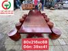 BỘ BÀN GHẾ GỖ SƠN HUYẾT 10 GHẾ ĐÔN TRỐNG