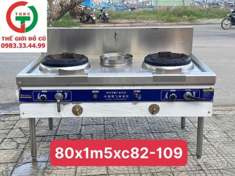 BẾP KHÈ INOX 2 HỌNG