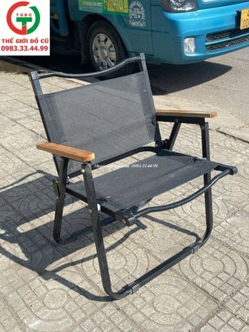 GHẾ XẾP LƯỚI TAY GỖ