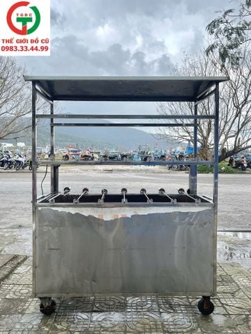 LÒ QUAY NƯỚNG 3 TẦNG 14 XIÊN