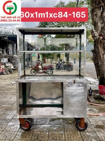 TỦ INOX KÍNH BÁN HÀNG